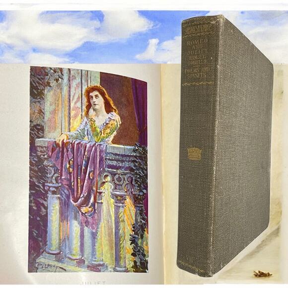 Antique 1901 Complete Works of Shakespeare Vol. 8 Illustrated Rare - Picture 1 of 14